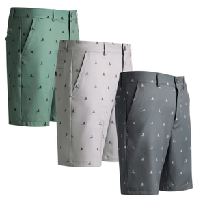 BIRDIE SHORTS, GREY/SAGE/CHARCOAL 34/36W ONLY
