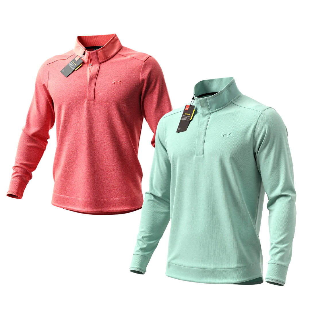 Under Armour Men's Storm Sweaterfleece Snap Mock  (832)⛳️ LARGE ONLY