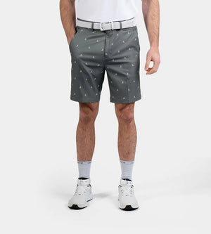 BIRDIE SHORTS, GREY/SAGE/CHARCOAL 34/36W ONLY
