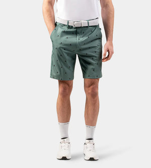 BIRDIE SHORTS, GREY/SAGE/CHARCOAL 34/36W ONLY
