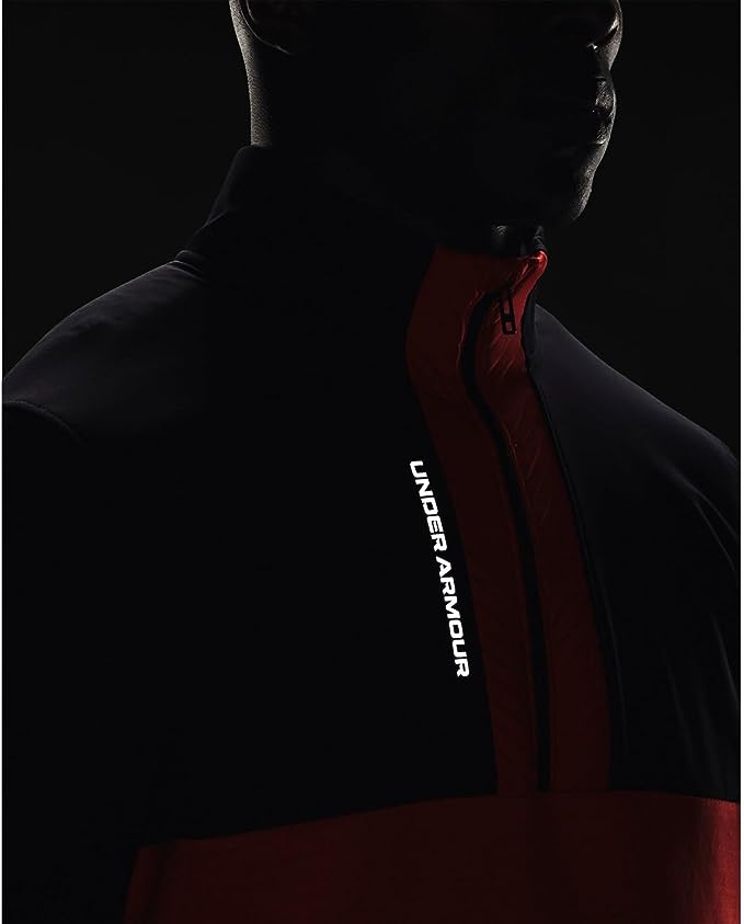 Under Armour Storm Daytona Breathable 1/2 Zip Golf Sweater - Red