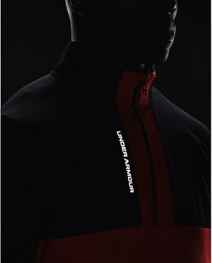 Under Armour Storm Daytona Breathable 1/2 Zip Golf Sweater - Red (409-890)