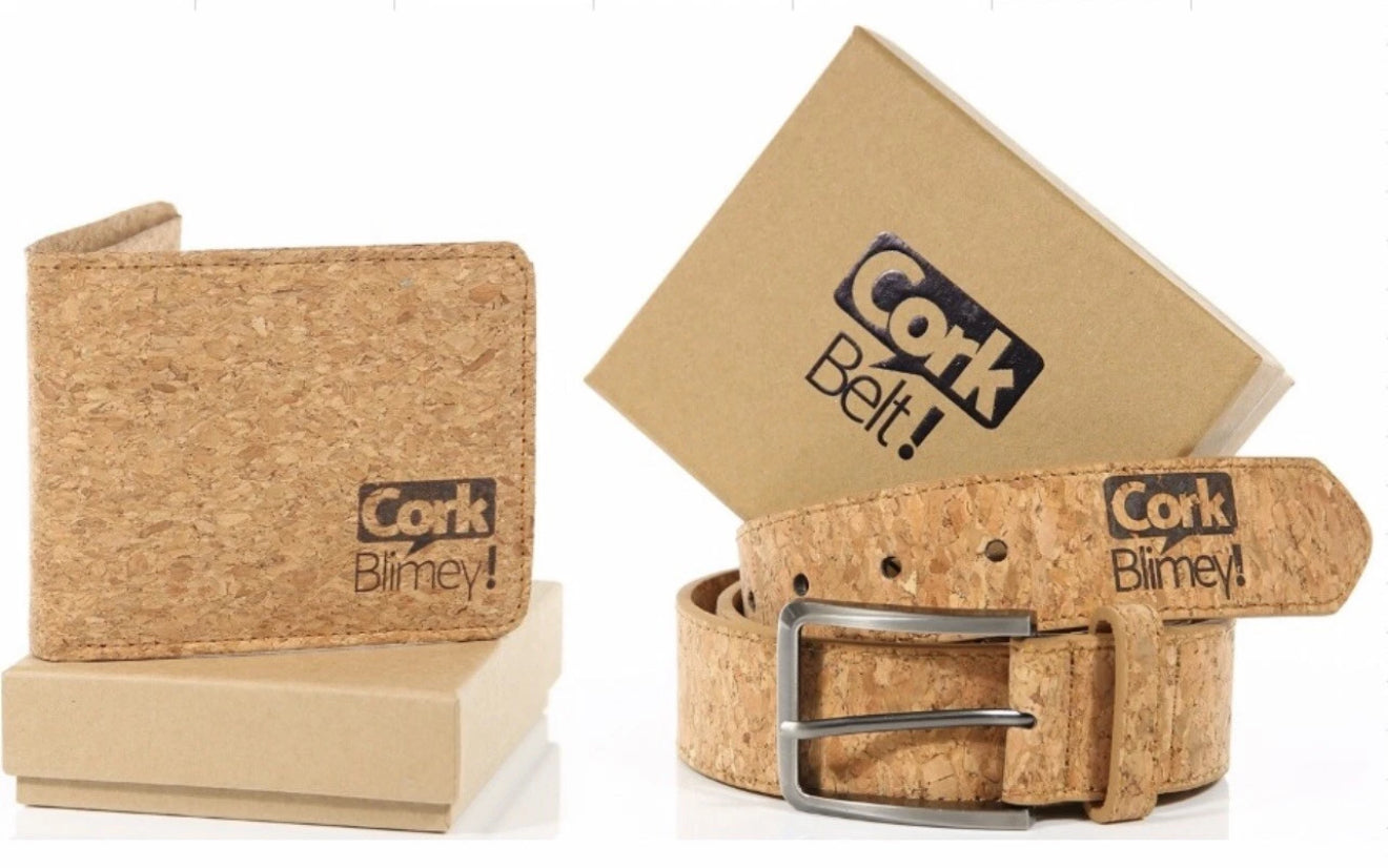 Cork Blimey Vegan Belt + Free Wallet worth £19.99!