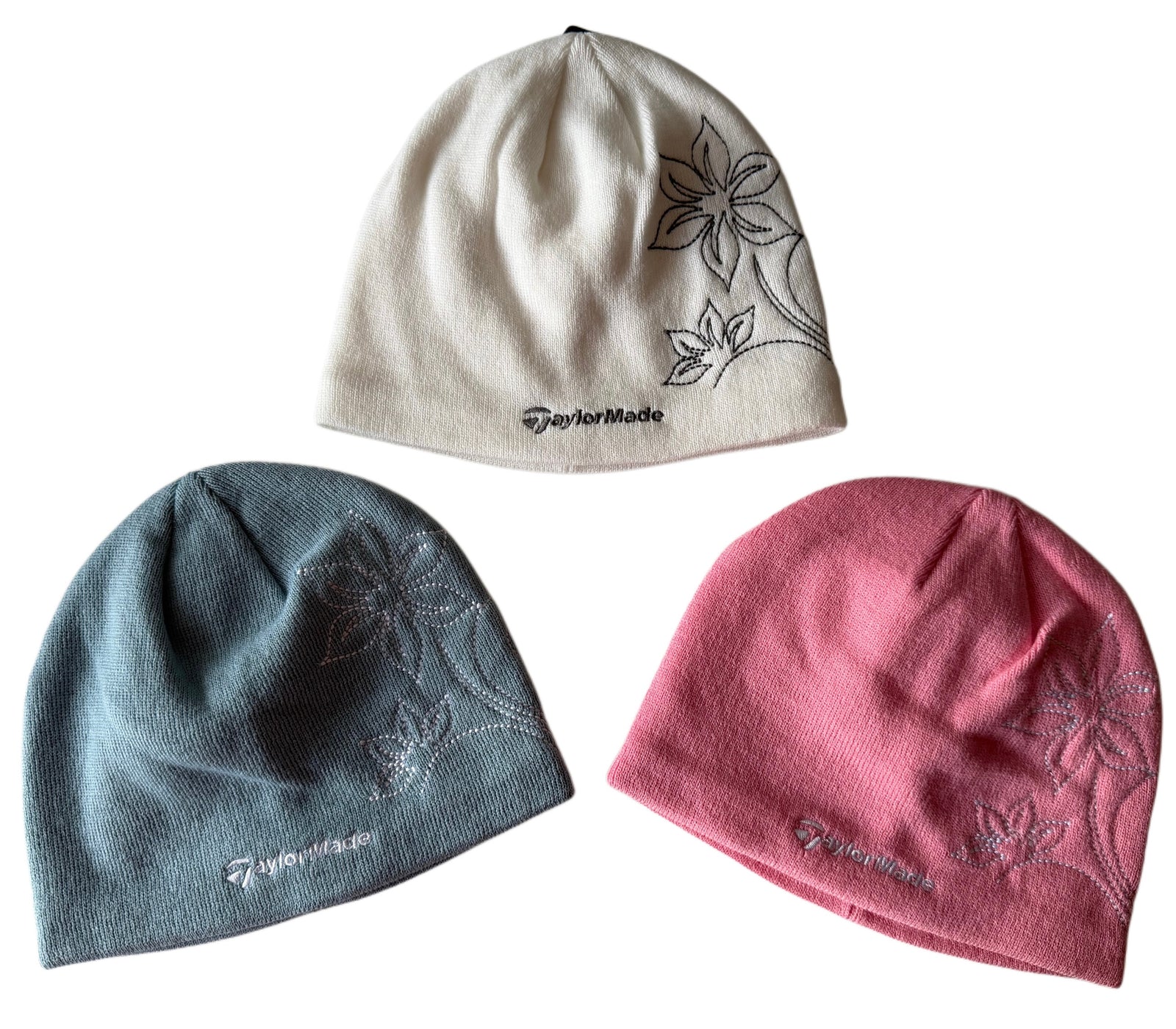 TAYLORMADE WOMENS CHELSEA KNITTED WINTER GOLF BEANIE HAT