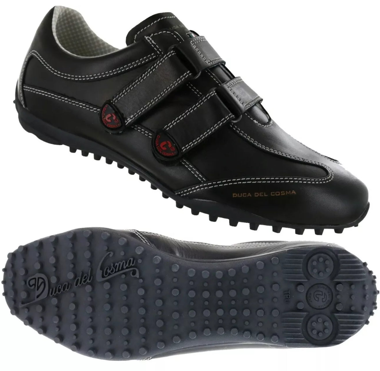 Duca Del Cosma Stromboli Spikeless Golf Shoes - Black UK 6 Only