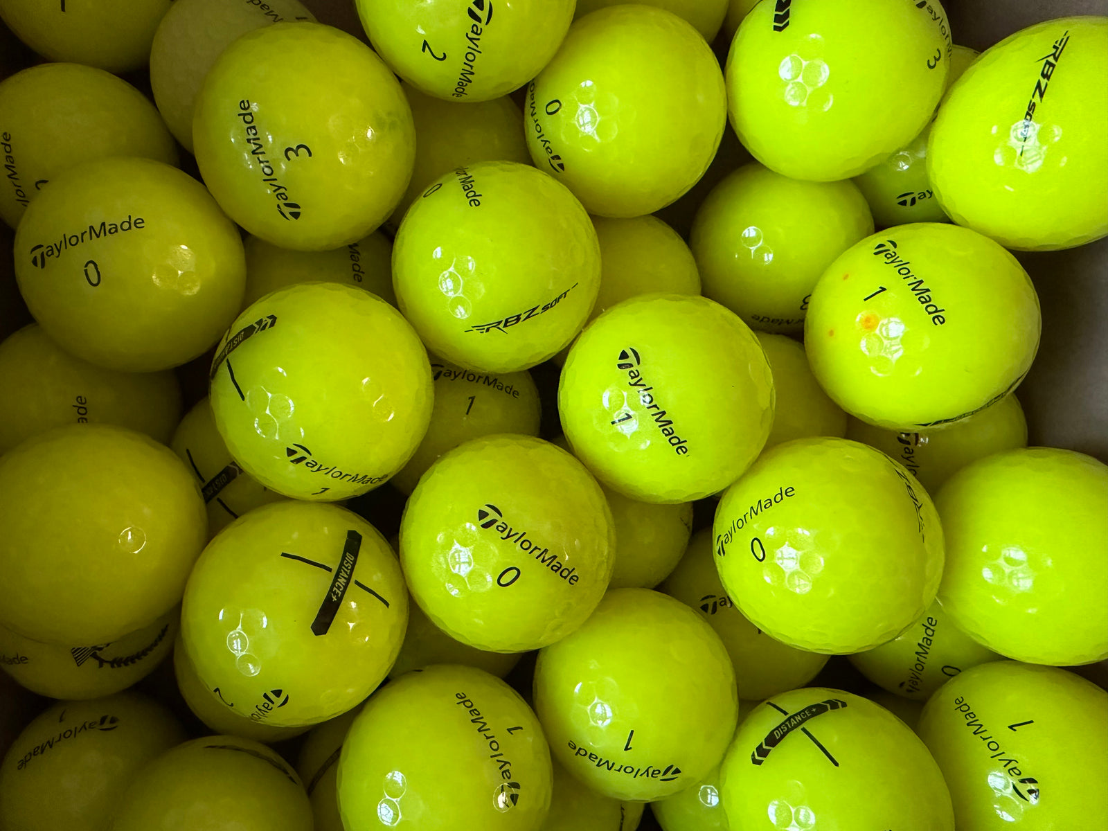 TaylorMade Golf Ball Mix (GRADE A PEARL) YELLOW