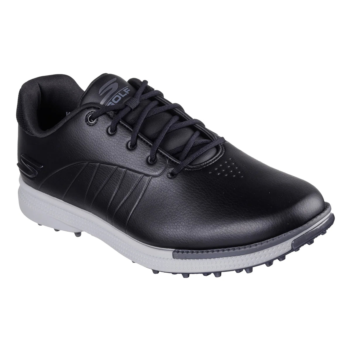 Skechers Men's Go Golf Tempo Spikeless Golf Shoes 214099 - Black & Grey