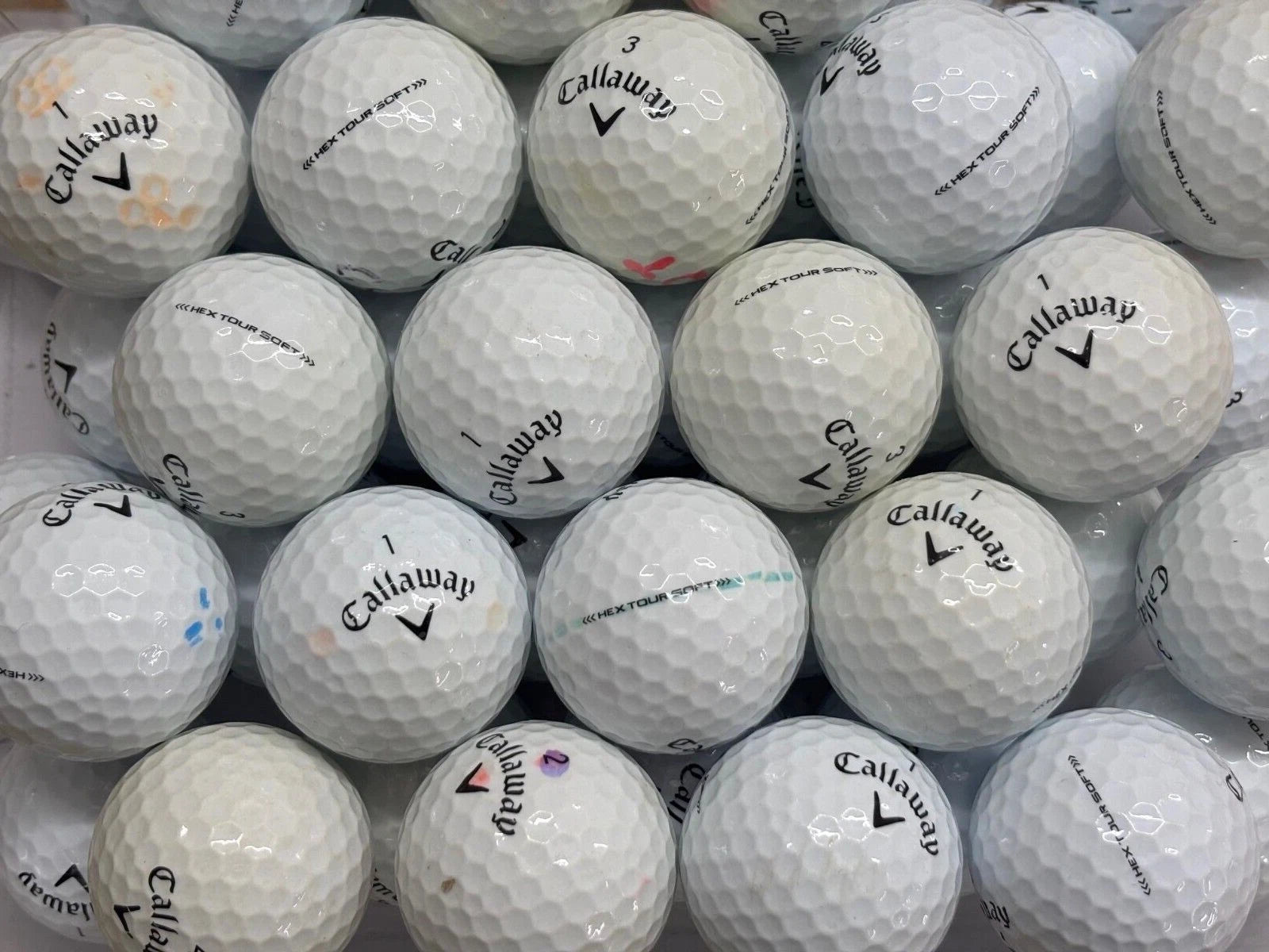 Callaway Hex Tour/Tour Soft Grade A Lake Balls - (1 x Dozen)