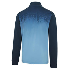 ISLAND GREEN 2026 GRADIENT PRINT 1/4 ZIP THERMAL MIDLAYER PULLOVER – Airforce/Navy
