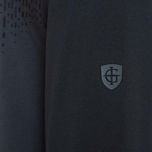 ISLAND GREEN 2026 GRADIENT PRINT 1/4 ZIP THERMAL MIDLAYER PULLOVER – CHARCOAL / BLACK
