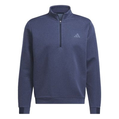 Adidas DWR Textured 1/4 Zip Jumper  Navy IL0562