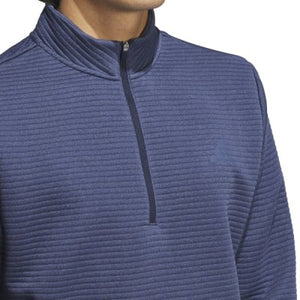 Adidas DWR Textured 1/4 Zip Jumper  Navy IL0562