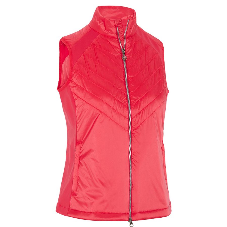 Callaway Ladies Chevron Primaloft® Quilted Vest - True Red - CGVFB0Q9⛳️