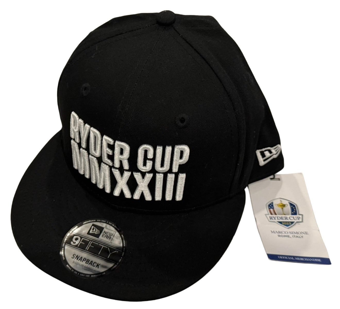 RYDER CUP WORDMARK 9FORTY BLACK CAP