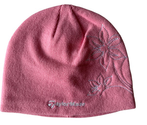TAYLORMADE WOMENS CHELSEA KNITTED WINTER GOLF BEANIE HAT