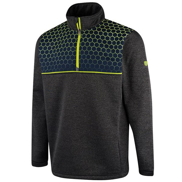 Island Green Mens Printed Yoke Pullover IGTL2190⛳️