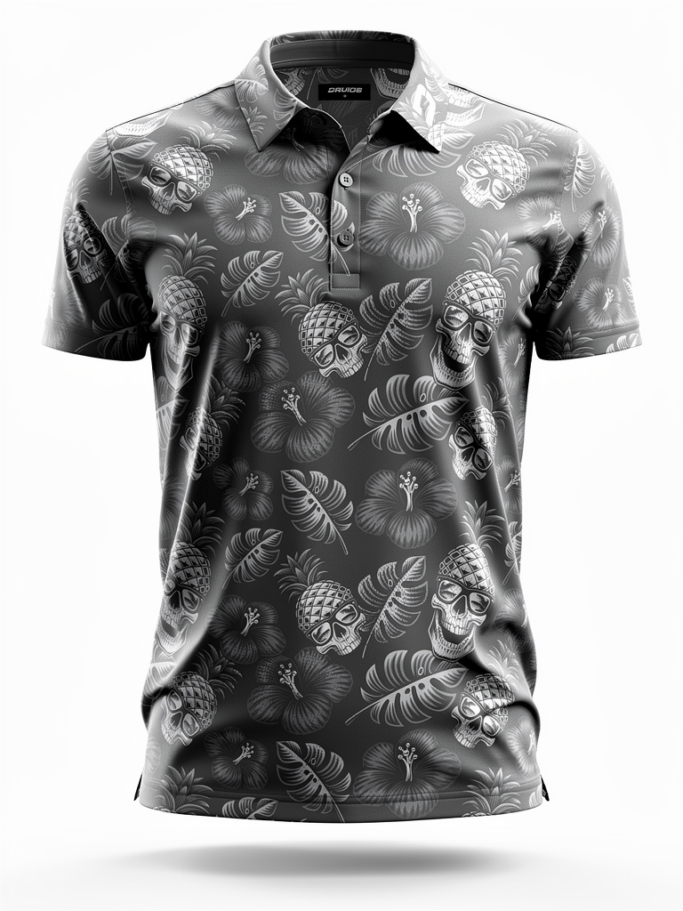 DRUIDS PINEAPPLE SKULLZ 2.0 POLO