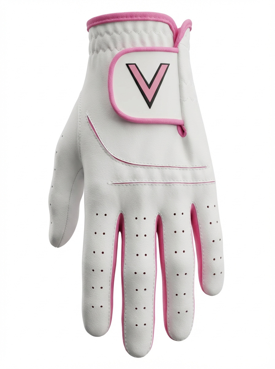 LADIES PREMIUM ALL WEATHER PINK V GOLF GLOVE L/H ⛳️ 3 FOR £10