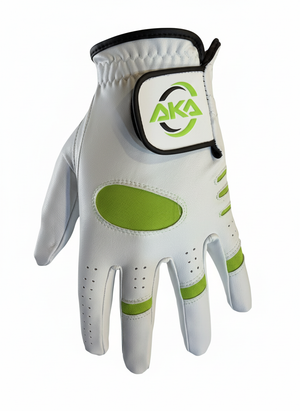2026 AKA PREMIUM HALF WEATHER L/H GOLF GLOVE LIME (3 FOR £10)