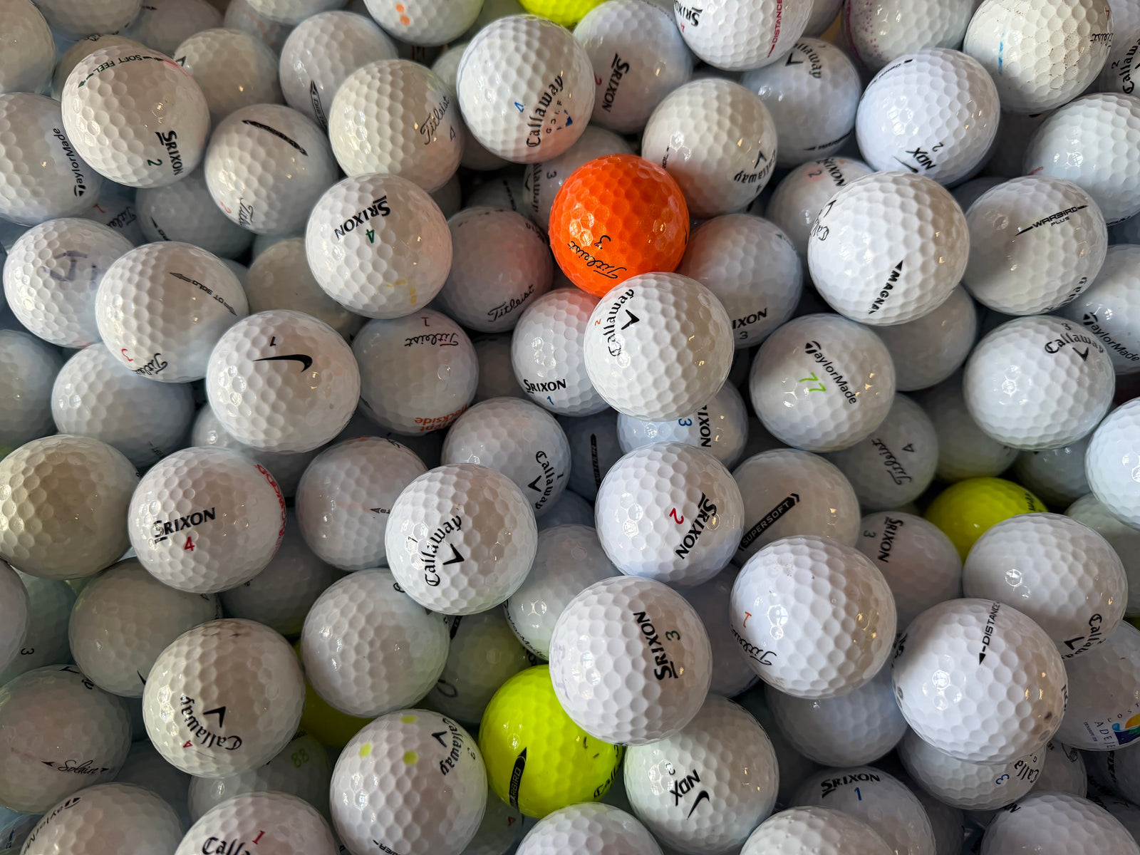50 X ASSORTED GOLF BALLS GRADE A
