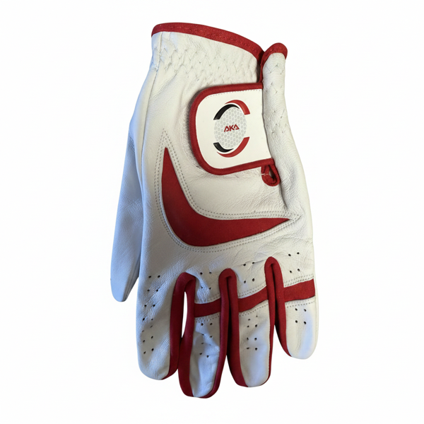 AKA FULL LEATHER WITH LYCRA INSERT MEN'S GOLF GLOVE L/H SMALL/MEDIUM