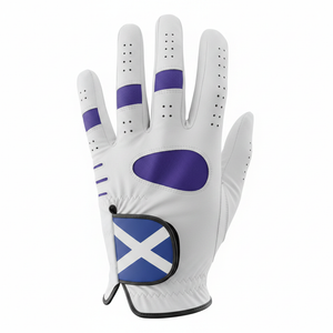 SCOTLAND FLAG  PREMIUM HALF WEATHER GOLF GLOVE (3 FOR £12)