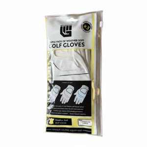 LADIES GET A GRIP WEATHER SOFT GOLF GLOVES TRIPLE PACK LEFT HAND 9RIGHT HAND GOLFER)