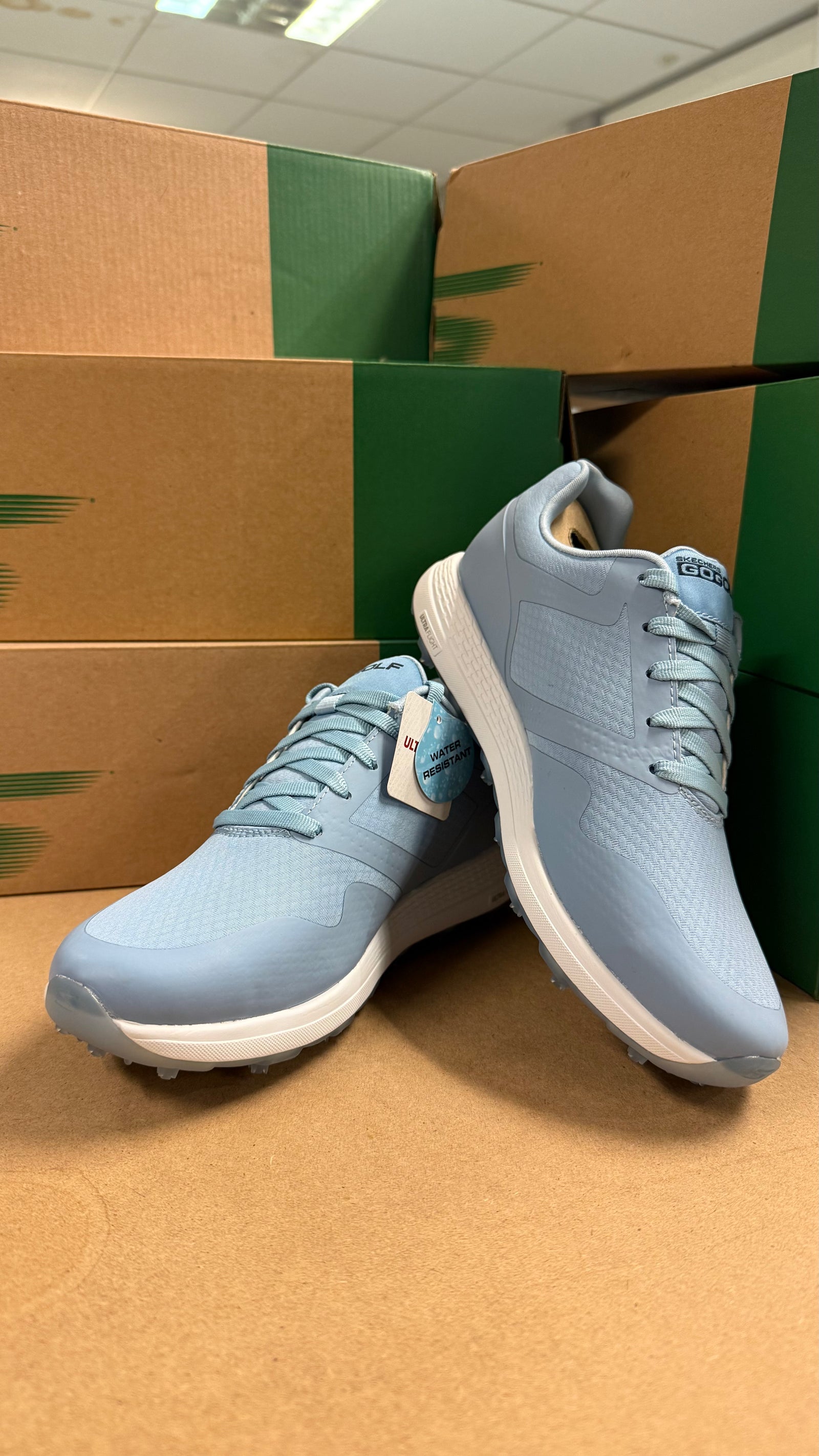 Skechers Ladies GO GOLF Water Resistant Ultra Flight Shoe - Light Blue (14876) UK 3.5 ONLY