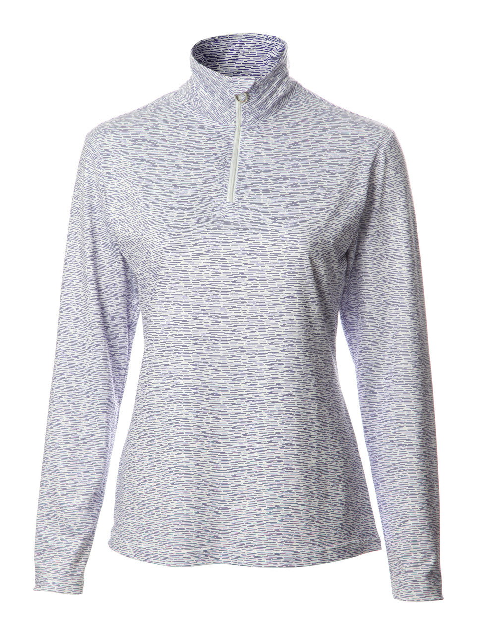 JRB Women's Golf Autumn- 1/4 Zipped Midlayer - White/Prism/Violet⛳️