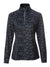 JRB Women's Golf Autumn- 1/4 Zipped Midlayer - Navy/ Blue Speckles