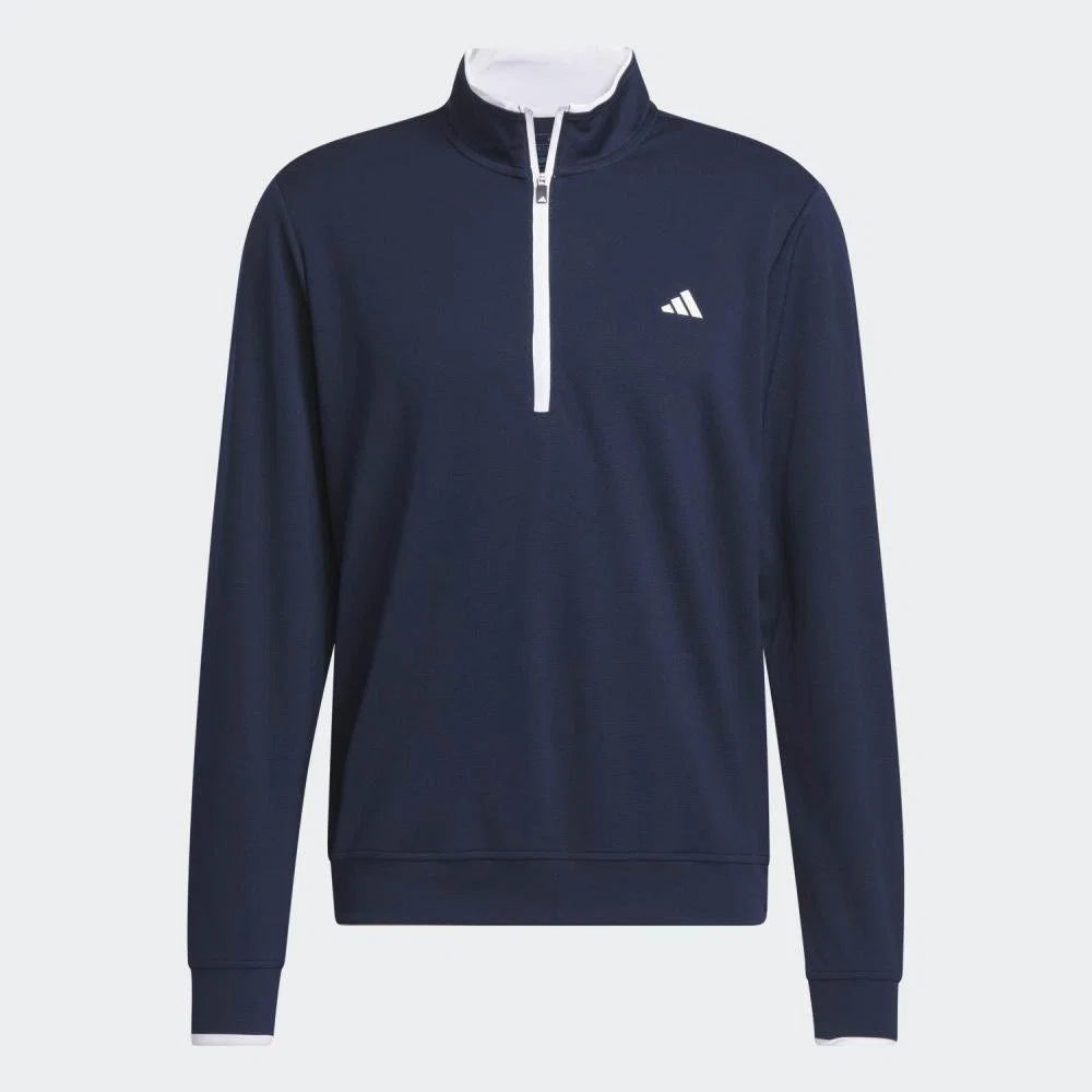Adidas Core Lightweight Zip Neck Sweater  Collegiate Navy