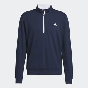 Adidas Core Lightweight Zip Neck Sweater  Collegiate Navy
