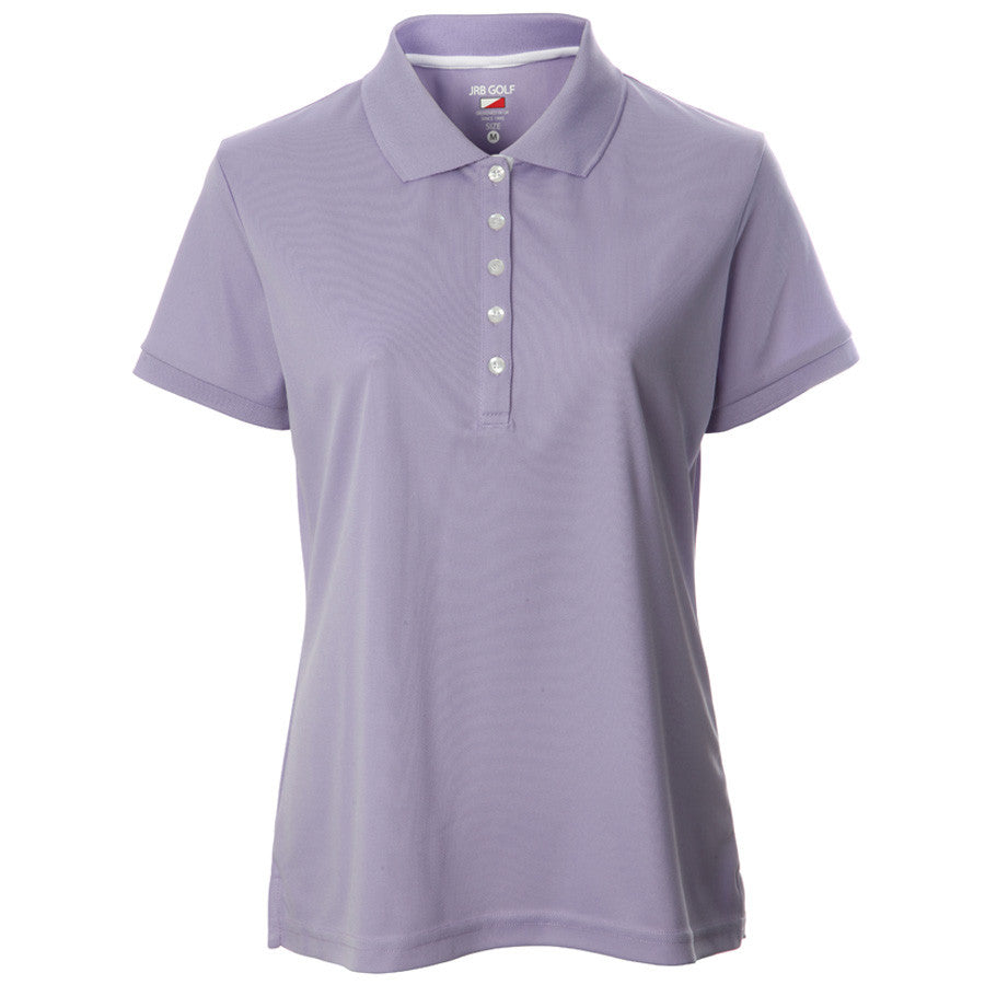 JRB Women's Golf Fashion Shirt - Lavender Pique - Sleeved or Sleeveless
