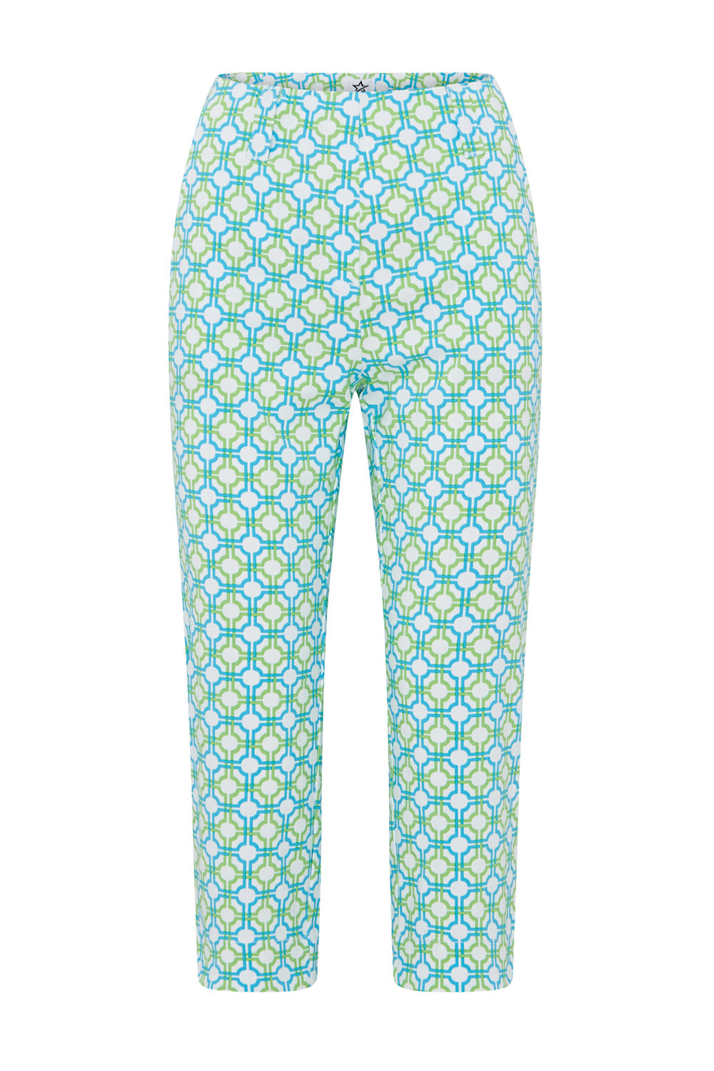 Swing Out Sister Ladies Lexi Pull On Capri - Dazzling Blue & Emerald