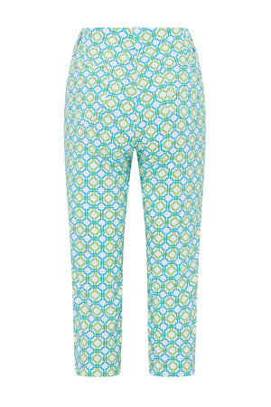 Swing Out Sister Ladies Lexi Pull On Capri - Dazzling Blue & Emerald