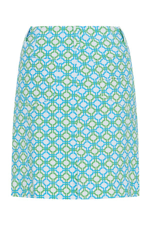 Swing Out Sister Ladies Lucy pull On Skort  Dazzling Blue And Emerald UK 16 ONLY