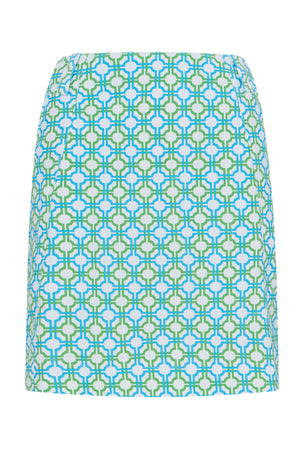 Swing Out Sister Ladies Lucy pull On Skort  Dazzling Blue And Emerald UK 16 ONLY