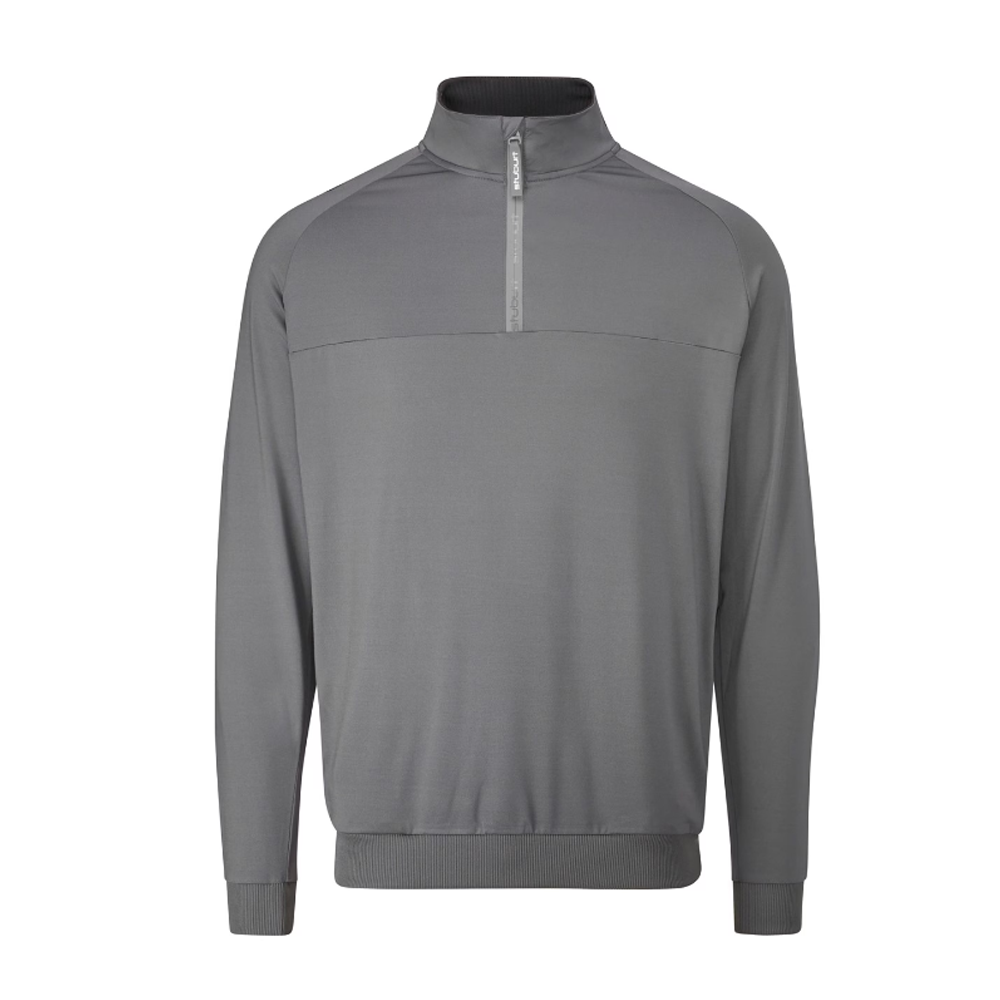 Stuburt Augusta Raglan Ribbed Midlayer in Slate Grey/Black⛳️