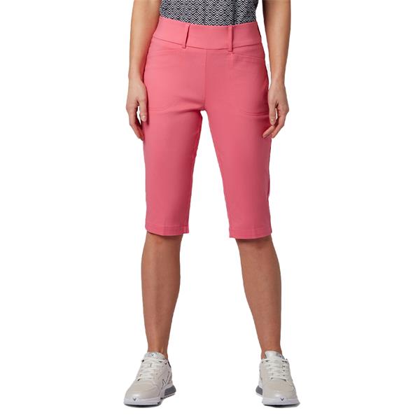 Callaway Ladies Pull-On Stretch Tech Bermuda Golf 15" Shorts - FRUIT DOVE - CGBSB0X1⛳️