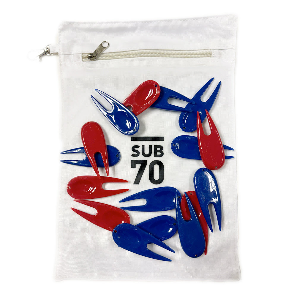 SUB70 Pouch with 20 Plastic Divot Tools