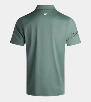 PANEL POLO - SAGE / WHITE (3XL ONLY)