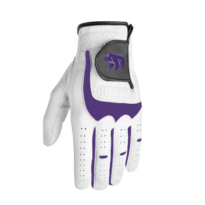 Bear Colour Leathered Golf Glove - Both Hand Orientation Available