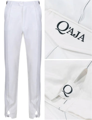 Q'aja Florence Premium Golf Trousers  White or Red Long /XL LEG