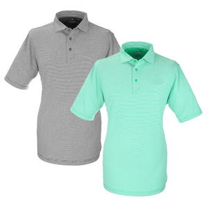 Ahead Men's Golf Polo - Thin Stripe  (QD76)