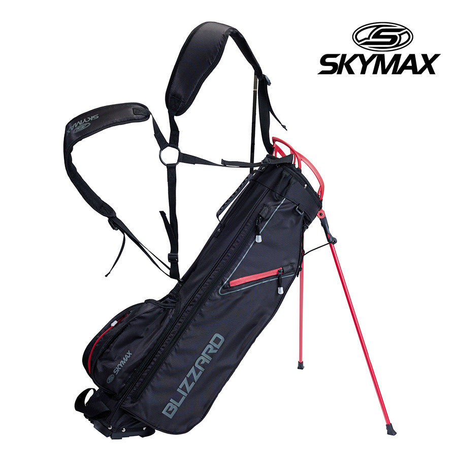 Skymax Blizzard Lightweight 4-Way Stand Bag Black/Red