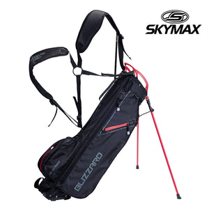 Skymax Blizzard Lightweight 4-Way Stand Bag Black/Red