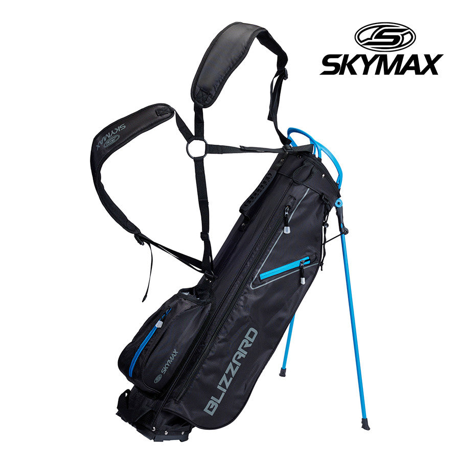 Skymax Blizzard Lightweight 4-Way Stand Bag Black/Blue