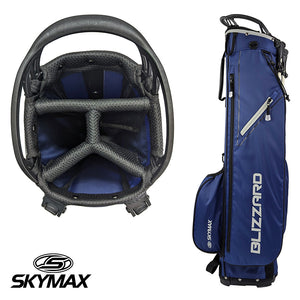 Skymax Blizzard Lightweight 4-Way Stand Bag Navy/Grey
