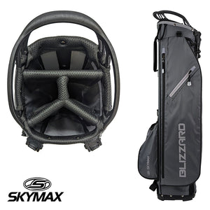 Skymax Blizzard Lightweight 4-Way Stand Bag Charcoal/Grey