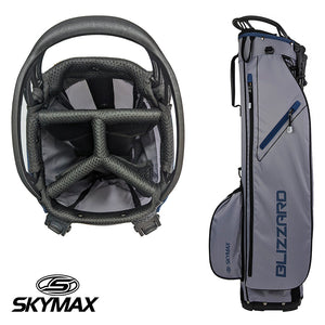 Skymax Blizzard Lightweight 4-Way Stand Bag Grey/Navy